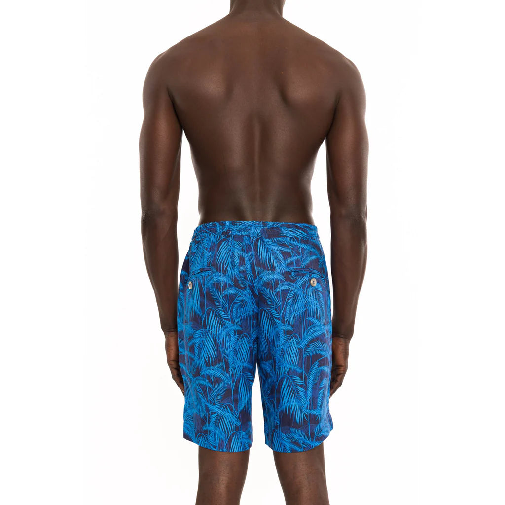 SHORT LIN ELASTICATED IMPRIME PALM - DANWARD