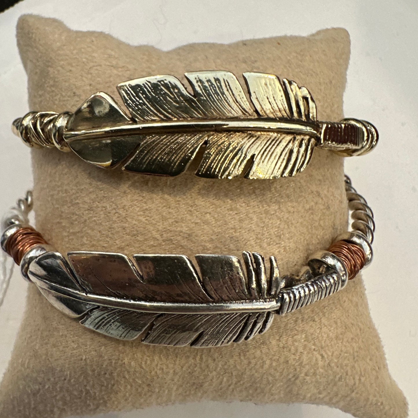 BRAZALETE PENNA BICOLOR ORO O PLATA - GAS BIJOUX