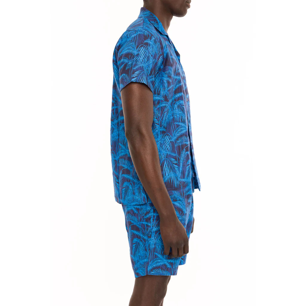 CAMISA LINO ESTAMPADO PALMAS - DANWARD