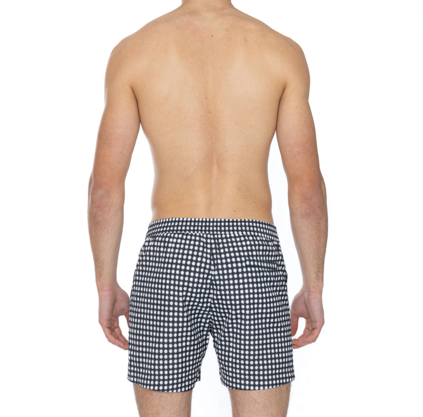 SWIM SHORT IBIZA STAR PRINT BLACK - DANWARD