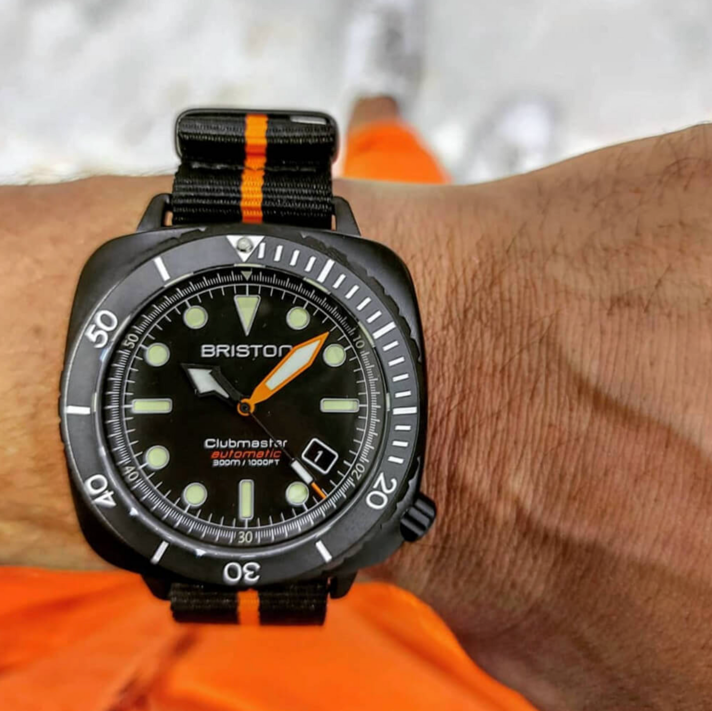 CLUBMASTER DIVER PRO 44 ACÉTATE NOIR MAT