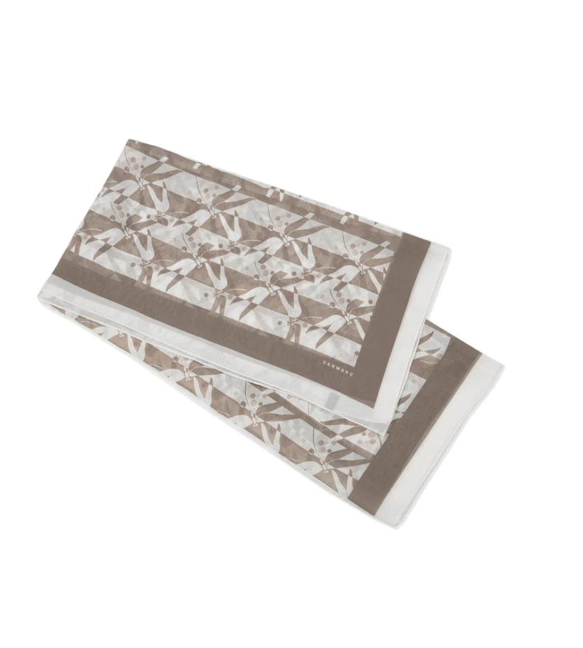 PAREO ALGODÓN SEDA ESTAMPADO LIBÉLULA JAPONESA - DANWARD