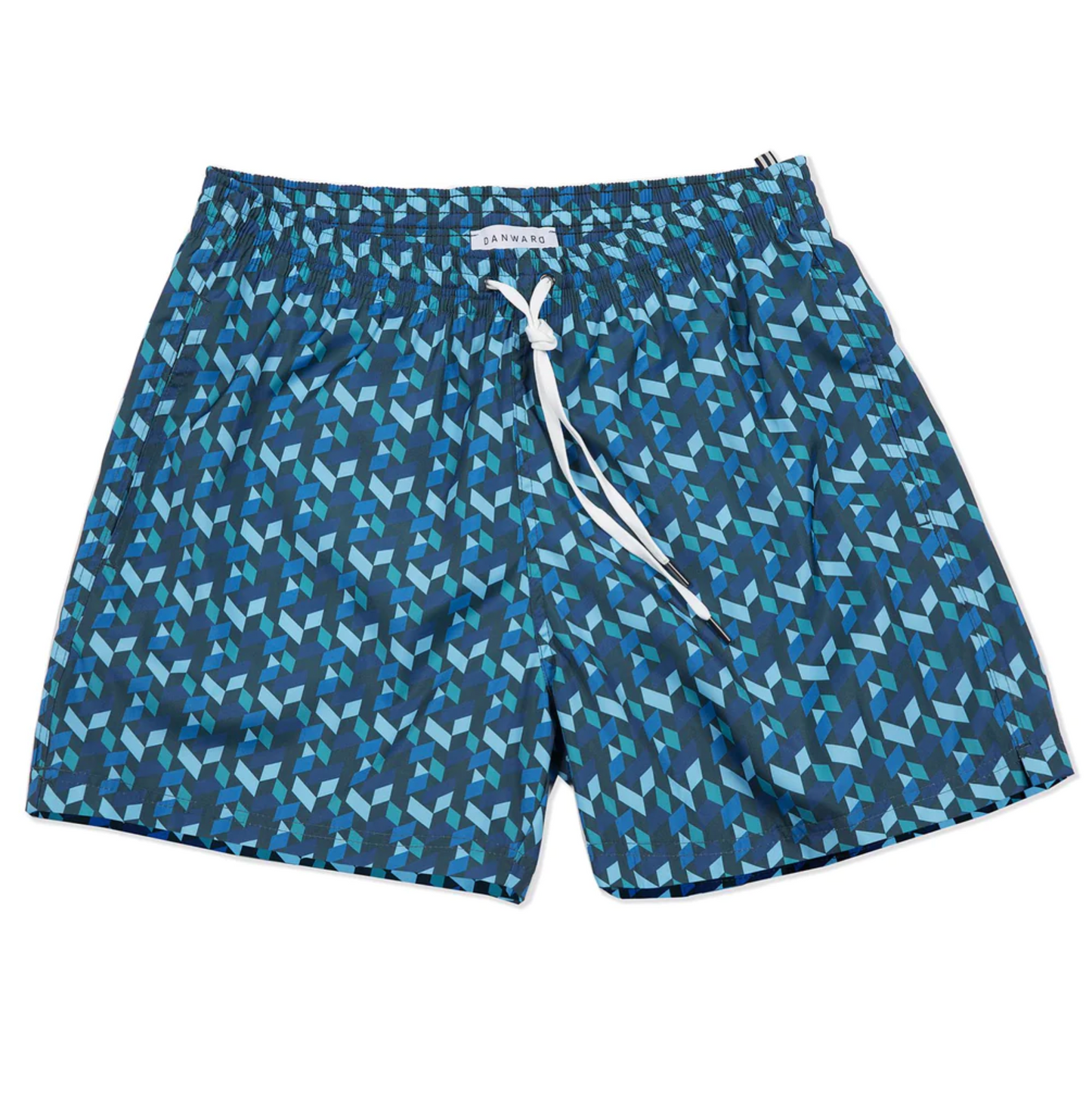 SHORT CAPRI MULTI PRINT TURQUOISE - DANWARD