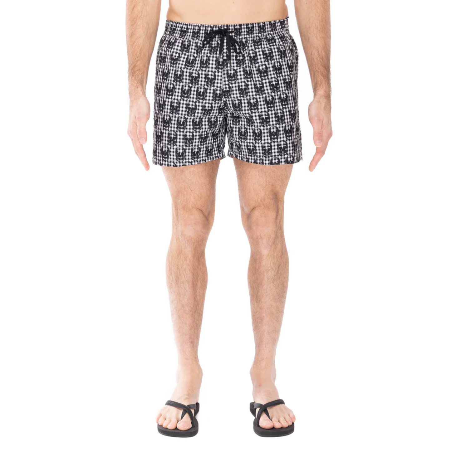 CAPRI SHORTS WITH SKULL PRINT ON GICHY - DANWARD