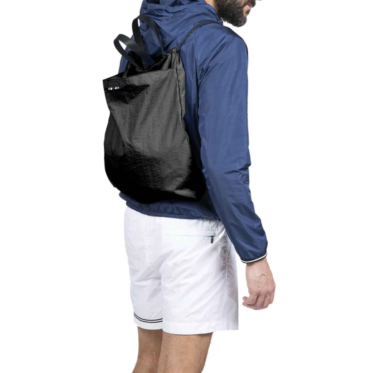 BACKPACK / TOTE BAG NYLON BLACK OR BLUE - DANWARD