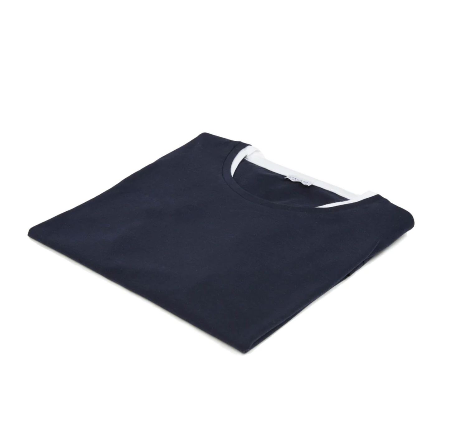 TEE SHIRT JJES NAVY COLLAR DETAIL TS - DANWARD