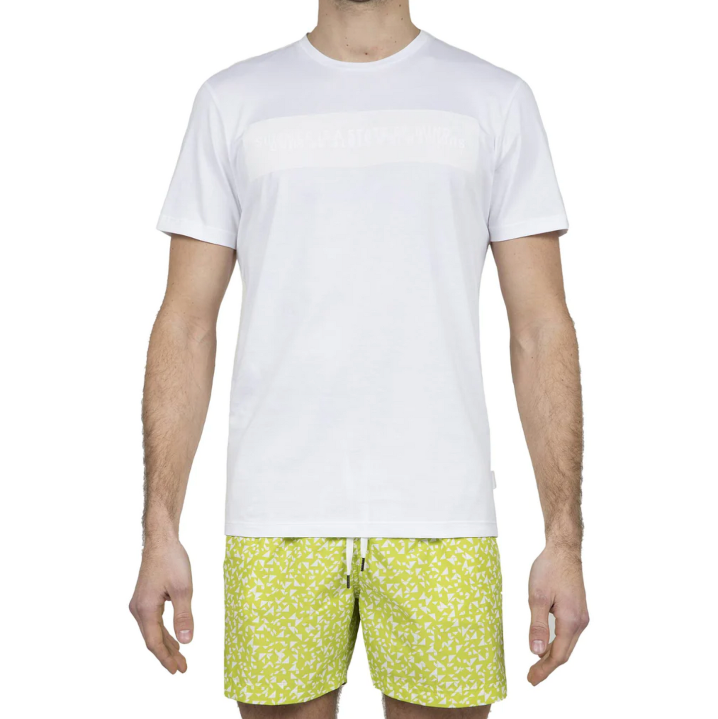 CAMISETA JJES LETON ESTAMPADO BLANCO - DANWARD