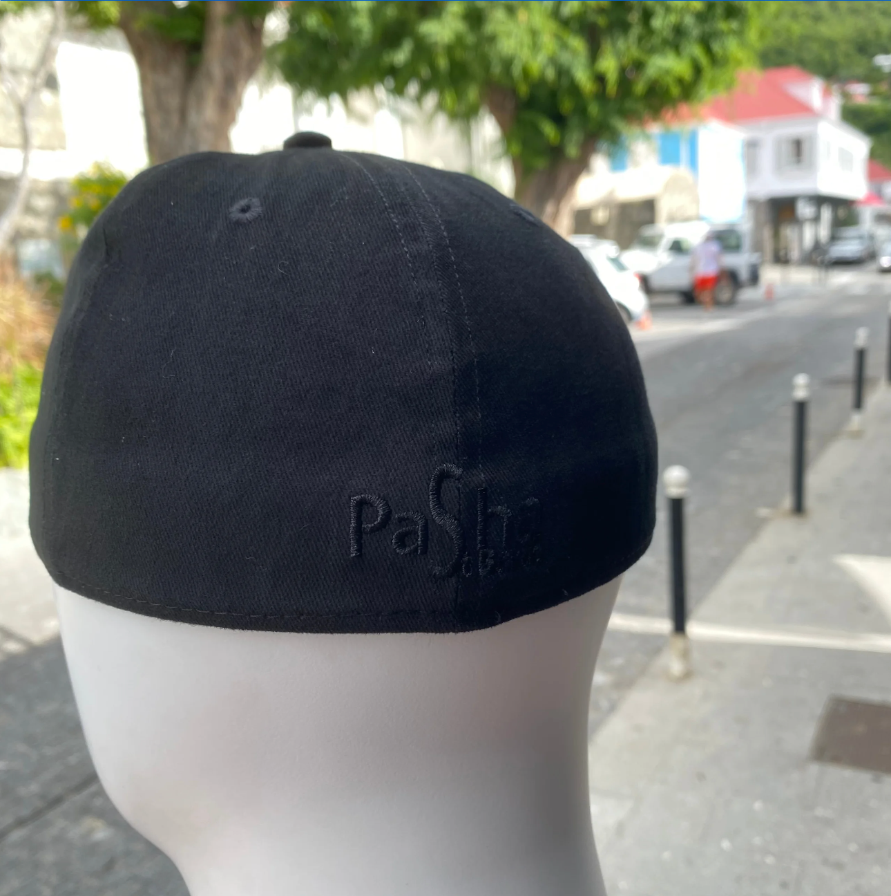 CAP SBH BLACK / BLACK STRETCH X PASHA ST BARTH
