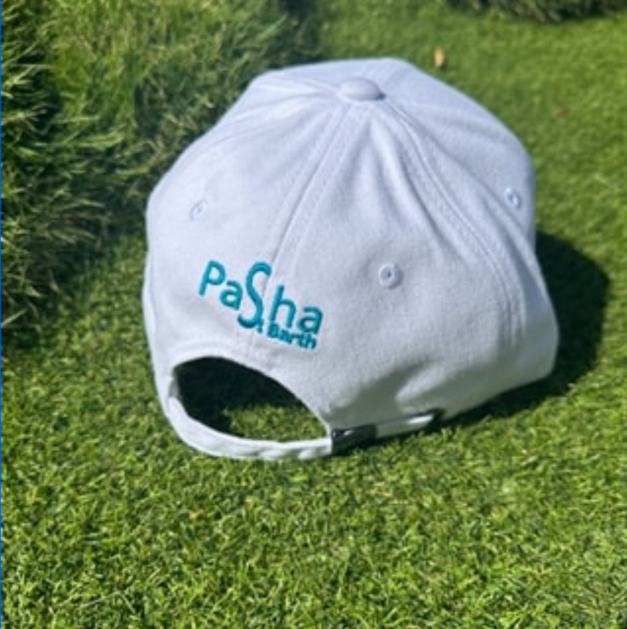 CAP SBH WHITE / TURQUOISE ADJUSTABLE X PASHA ST BARTH