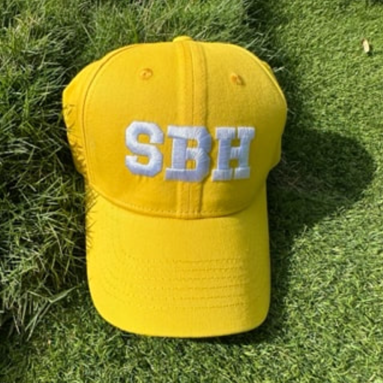 CAP SBH JAUNE / BLANC REGLABLE X PASHA ST BARTH