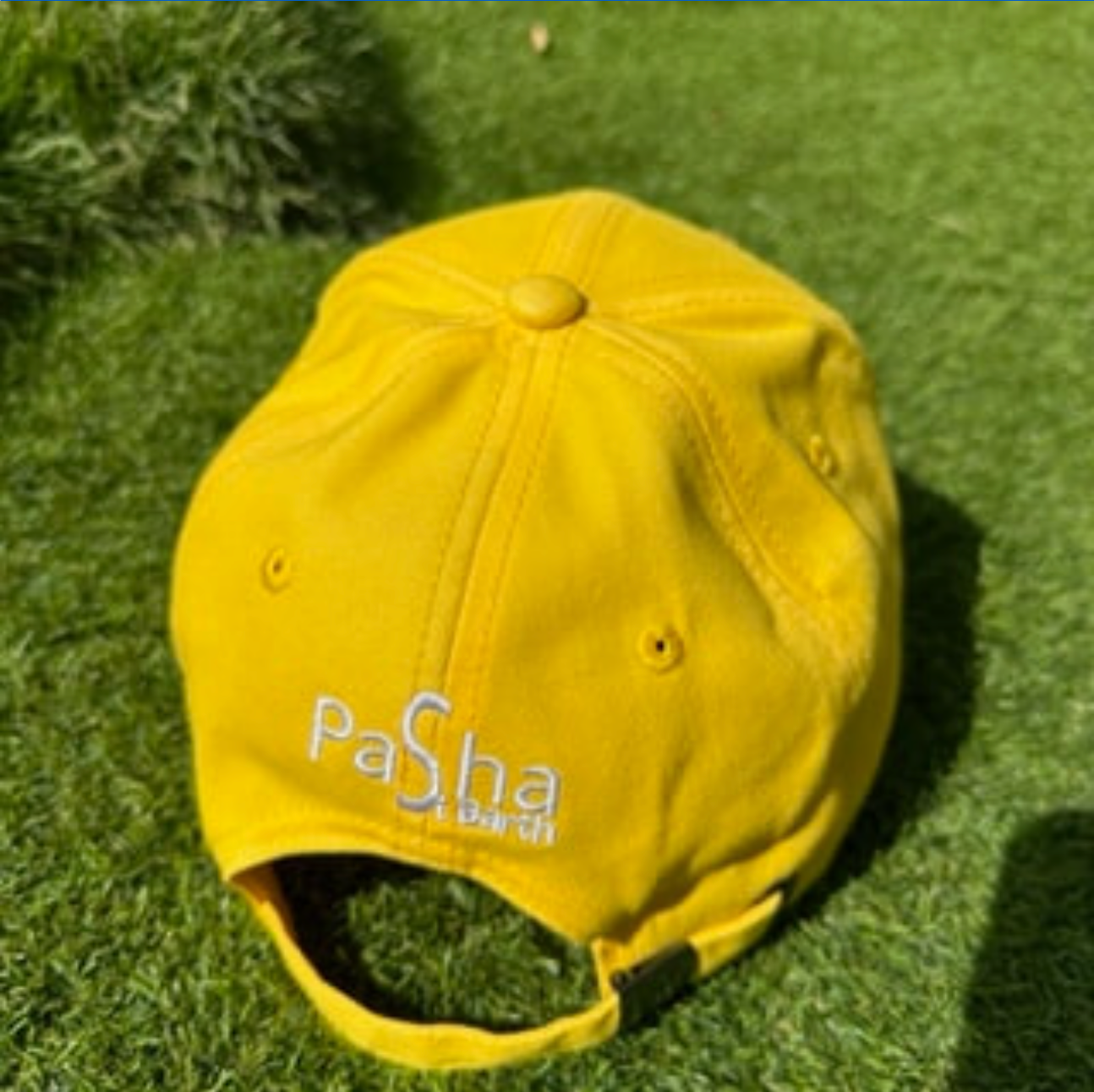 CAP SBH JAUNE / BLANC REGLABLE X PASHA ST BARTH