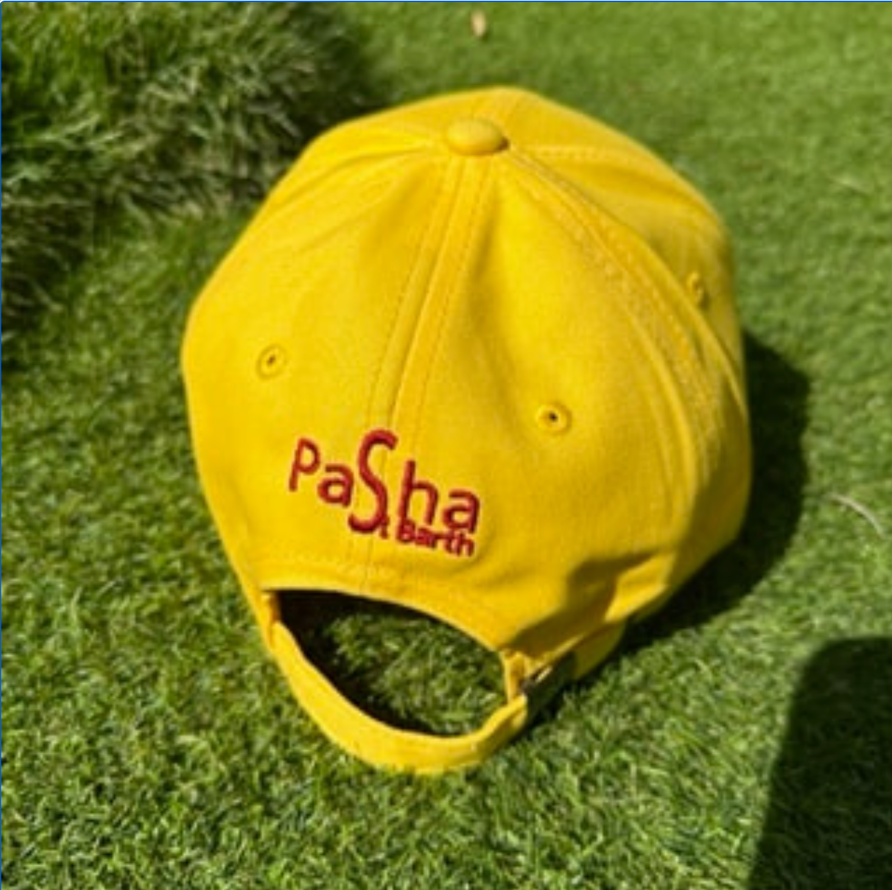 CAP SBH JAUNE / BOURGOGNE REGLABLE X PASHA ST BARTH