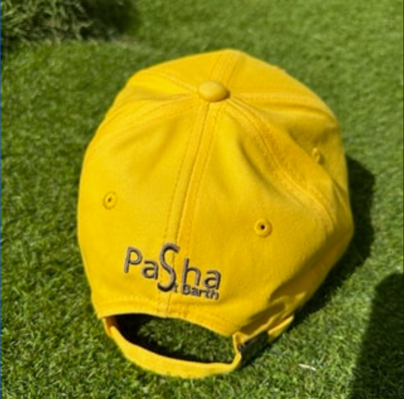 CAP SBH YELLOW / DARK GRAY ADJUSTABLE X PASHA ST BARTH