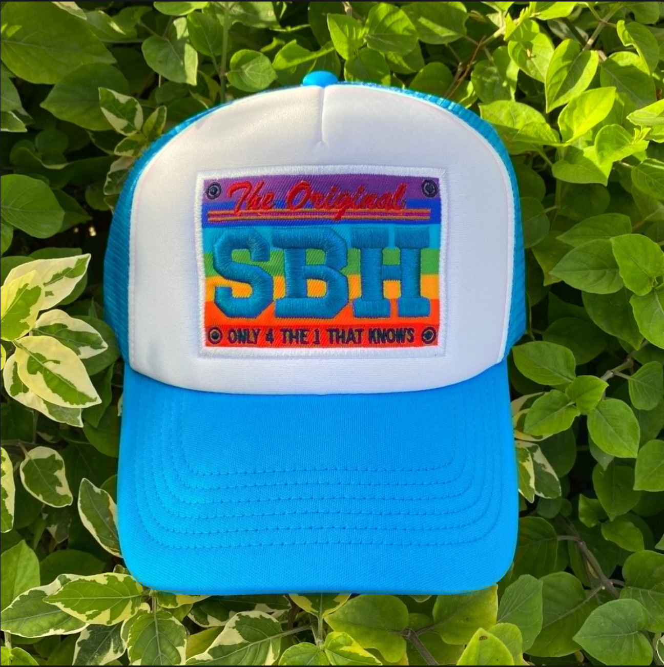Cap TRUCKER FOAM SBH AQUA X PASHA ST BARTH