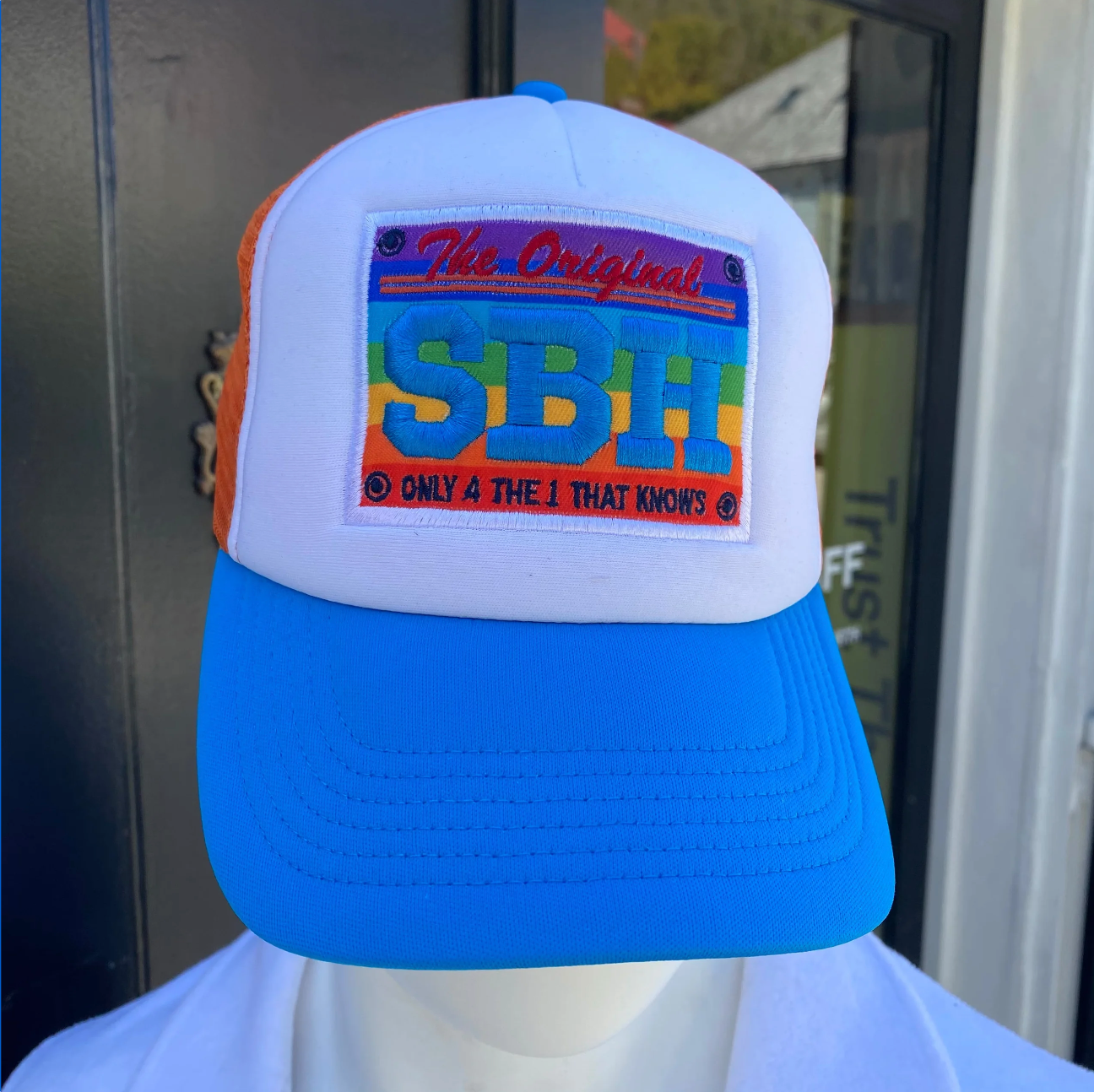 Cap TRUCKER FOAM SBH PRIDE / ORANGE 21 X PASHA ST BARTH