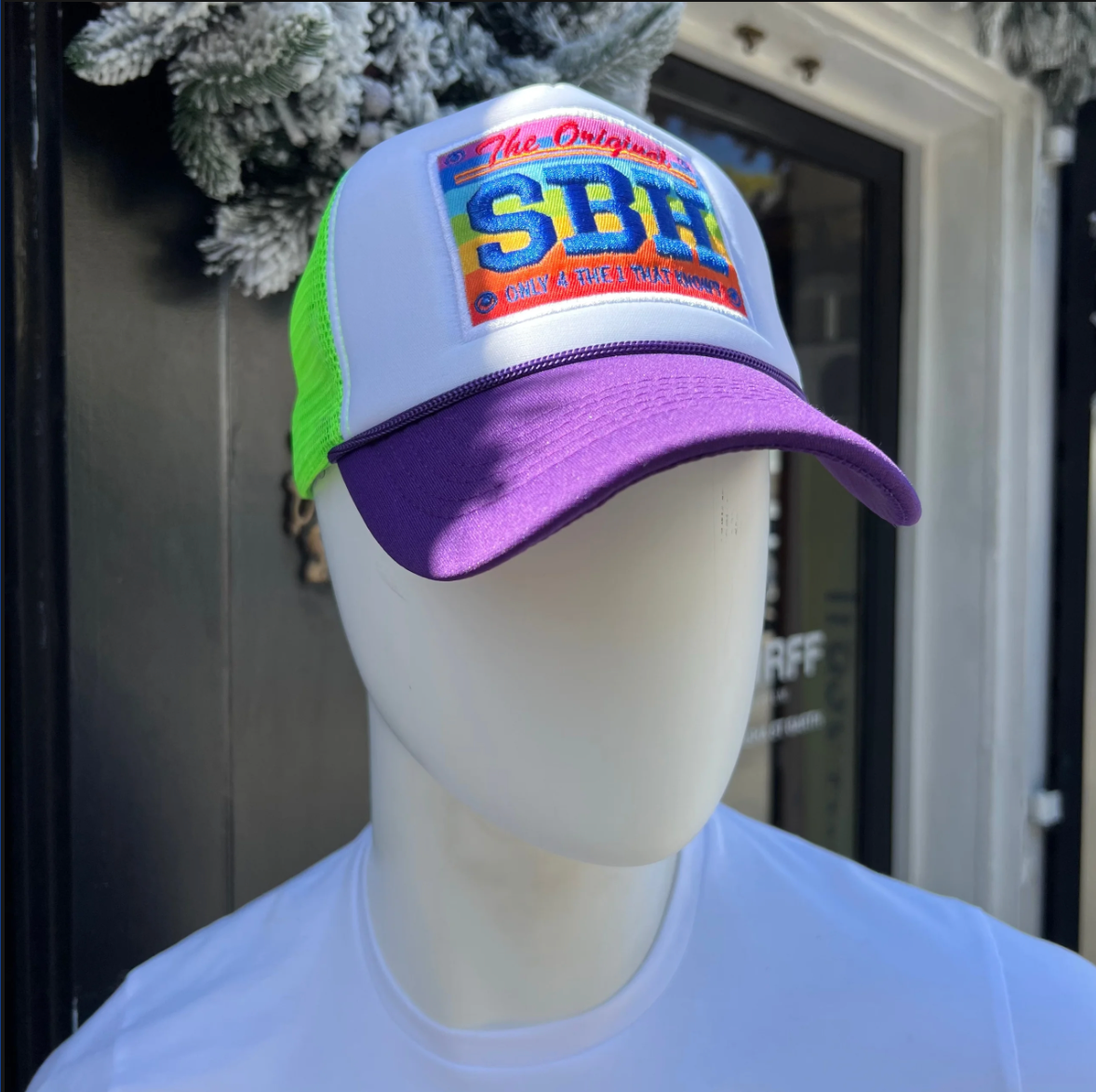 CAP TRUCKER FOAM SBH PRIDE / PURPLE DL