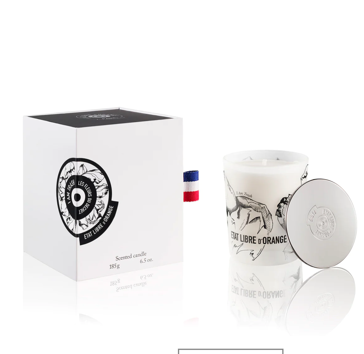 VELA Las flores de los residuos 185G - ESTADO LIBRE DE NARANJA (París)