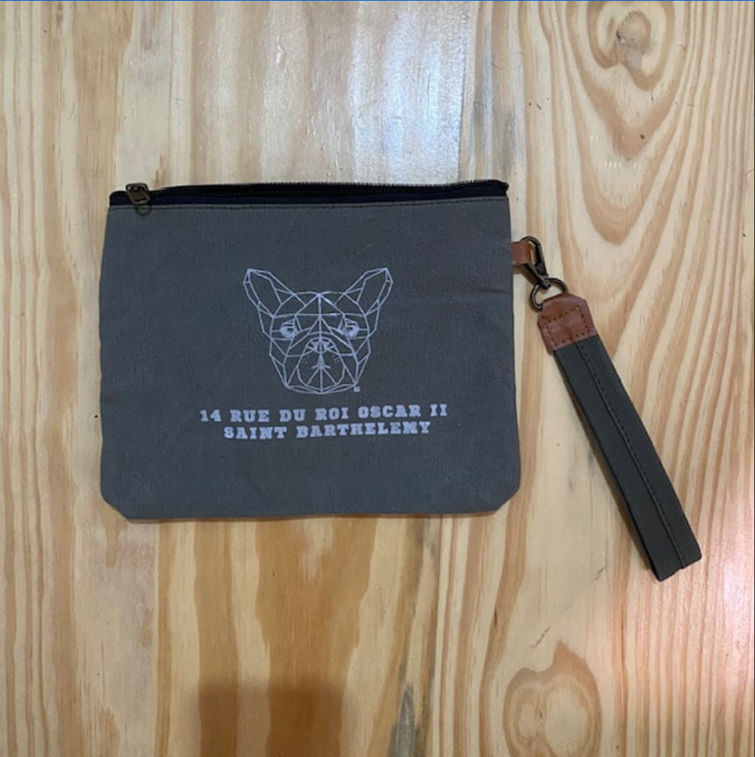 POCHETTE SBH CANVAS TOILE ET CUIR