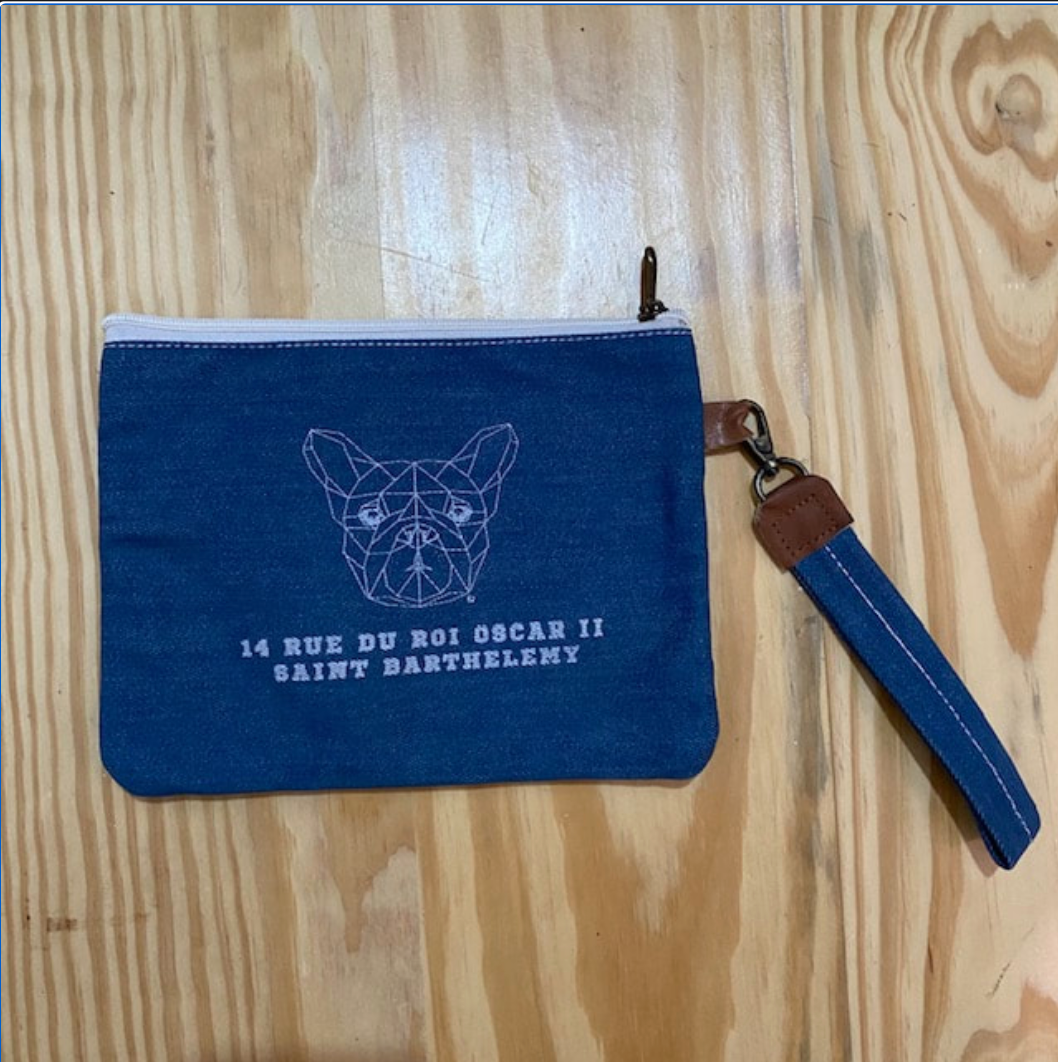 POCHETTE SBH CANVAS TOILE ET CUIR