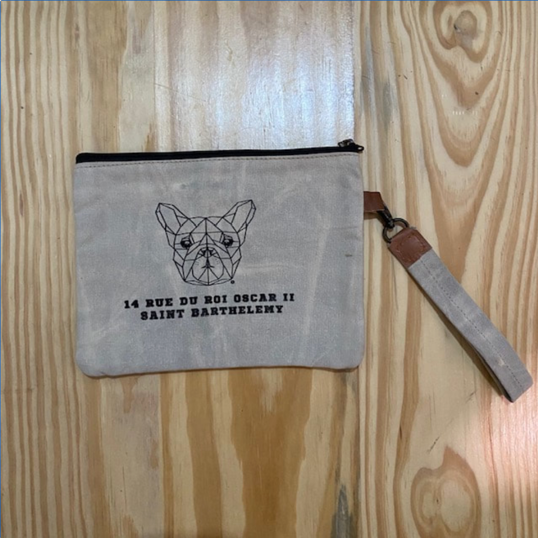 POCHETTE SBH CANVAS TOILE ET CUIR