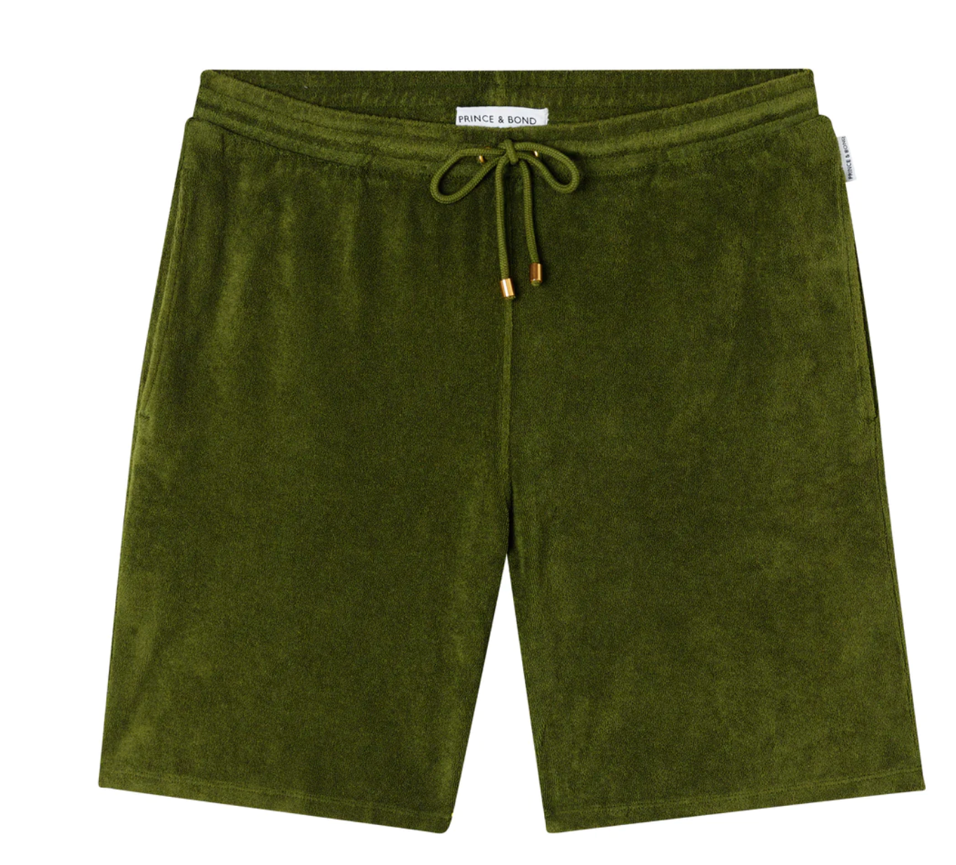 SHORT RIVIERA TERRY EPONGE VERT KAKI