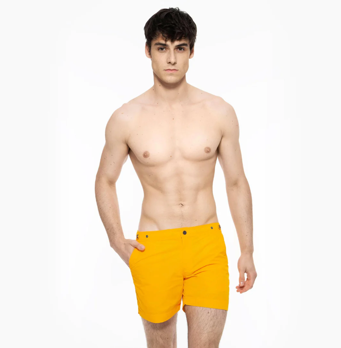 SHORT BAIN JAUNE GOLD ELVIO PRINCE & BOND