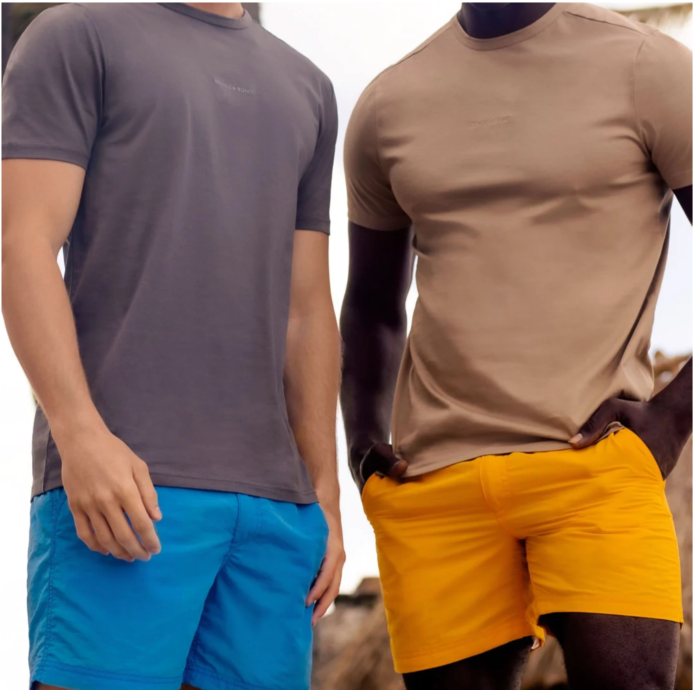SHORT BAIN JAUNE GOLD ELVIO PRINCE & BOND