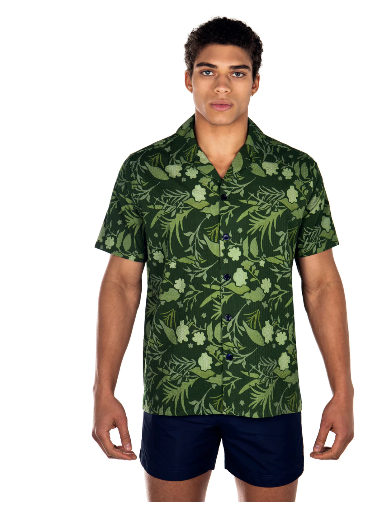 PRINCE & BOND CAMISA LUKA FLORAL VERDE