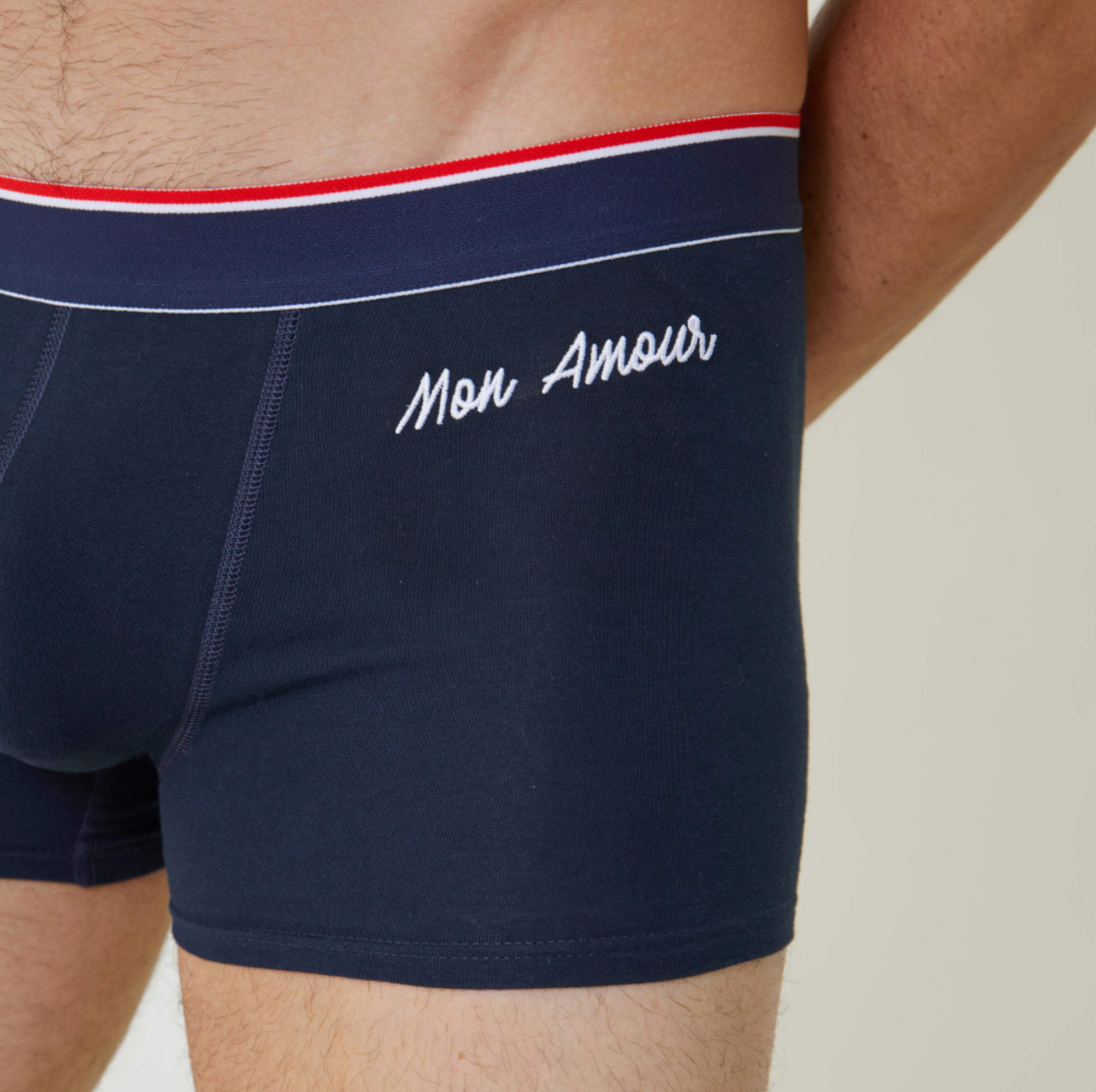 BOXER BORDADO MI AMOR LAS CALZONES FRANCESAS