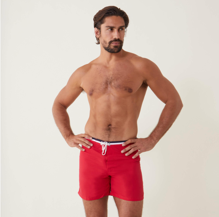 BAÑADOR LARGO AZUL O ROJO LE SLIP FRANCAIS