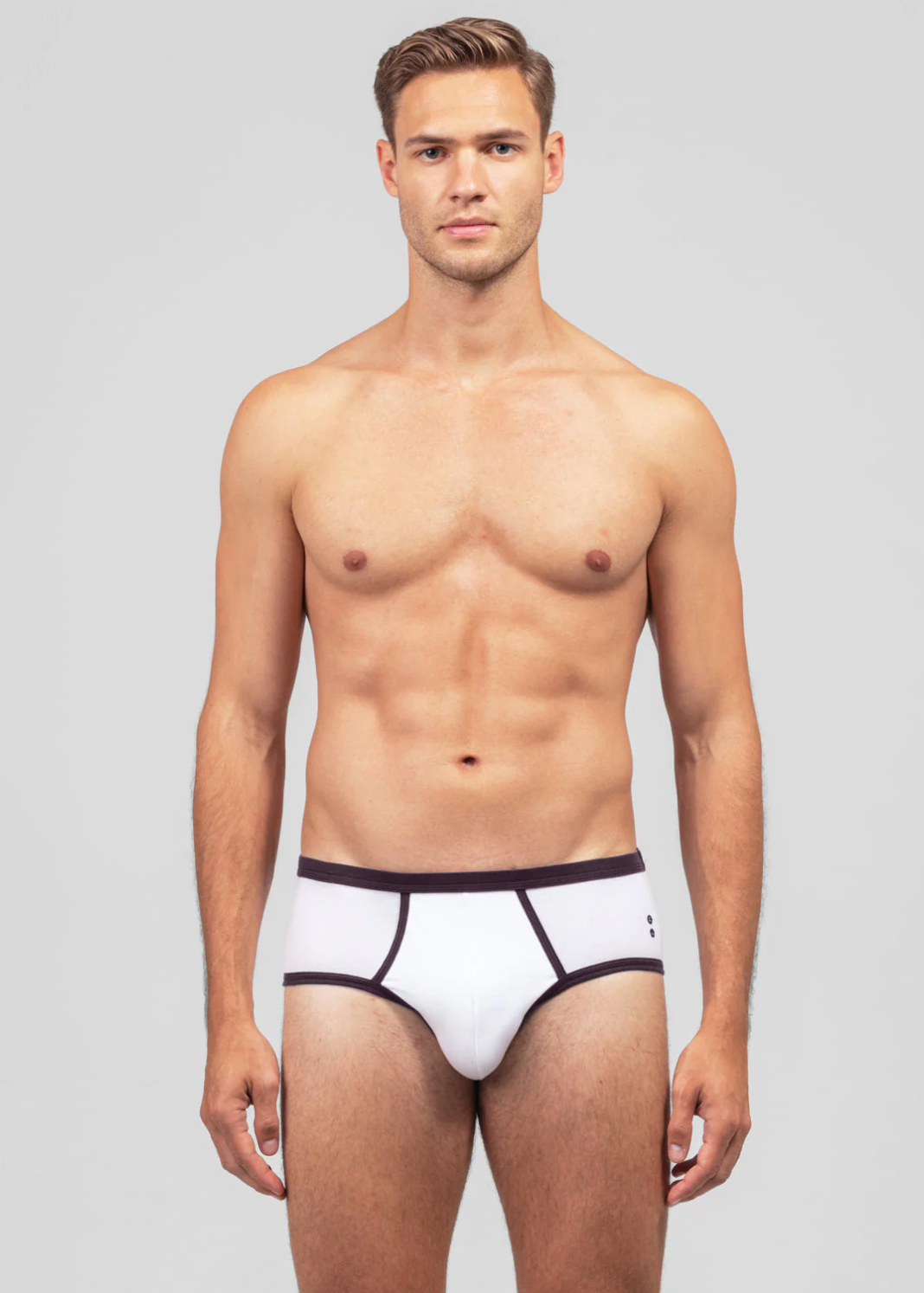 SLIP Y FRONT BRIEF BICOLOR - RON DORFF