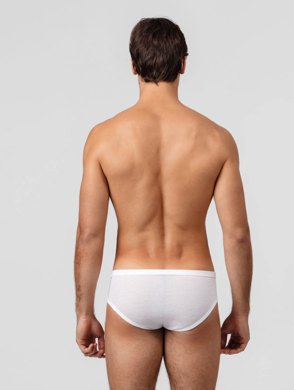 SLIP Y FRONT MESH BRIEF - RON DORFF