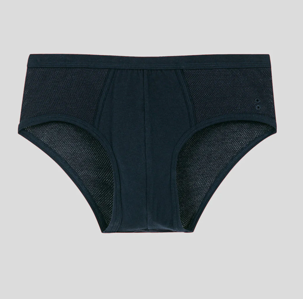 SLIP Y FRONT MESH BRIEF - RON DORFF