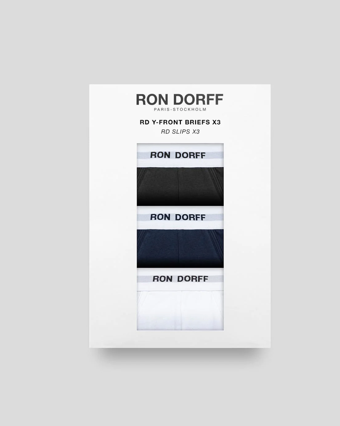 SLIP Y CALZONCILLO DELANTERO SPORT X 3 - RON DORFF