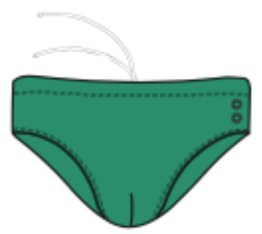 SWIM TRUNK / BRIEF SOLID COLOR RON DORFF + 17 COULEURS - RON DORFF