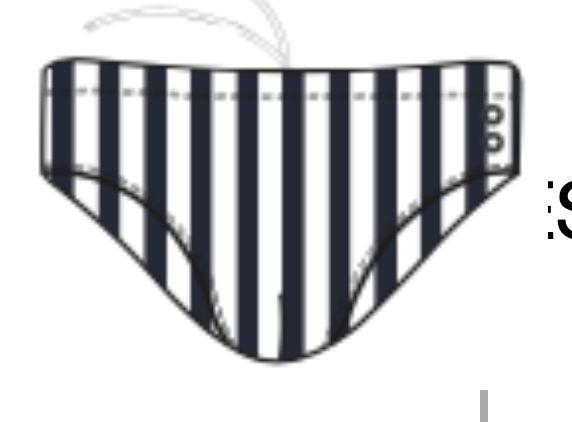 SWIM TRUNK / BRIEF STRIPES RON DORFF - RON DORFF