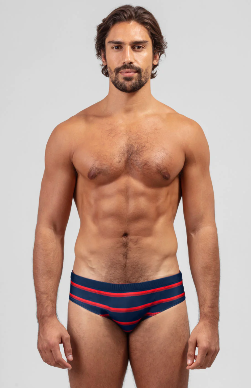 SWIM TRUNK / BRIEF STRIPES RON DORFF + 15 COLORS! - RON DORFF