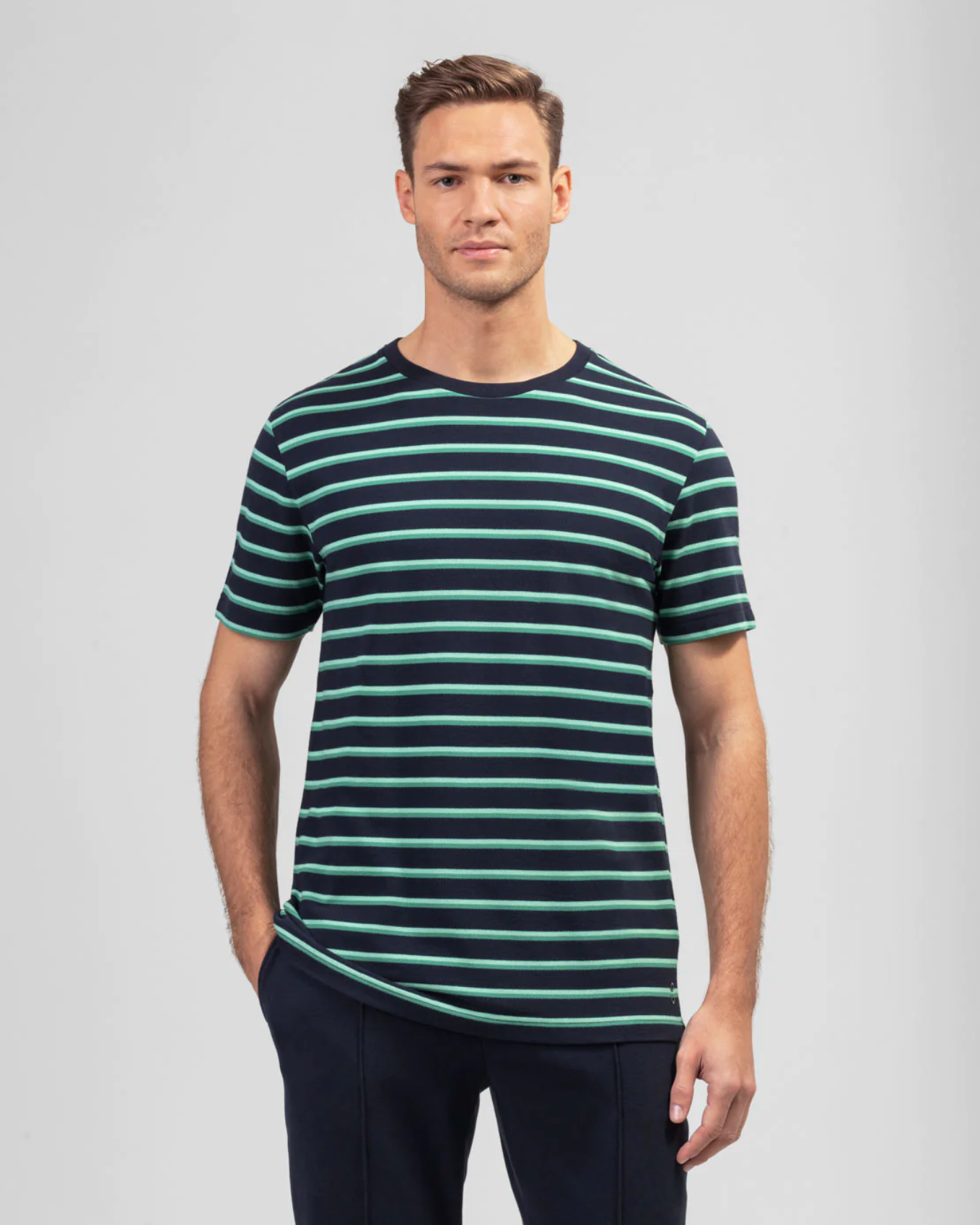 TS PIQUE STRIPPED - RON DORFF