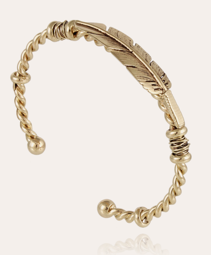 BRAZALETE PENNA BICOLOR ORO O PLATA - GAS BIJOUX