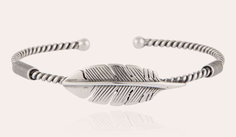 BRAZALETE PENNA BICOLOR ORO O PLATA - GAS BIJOUX