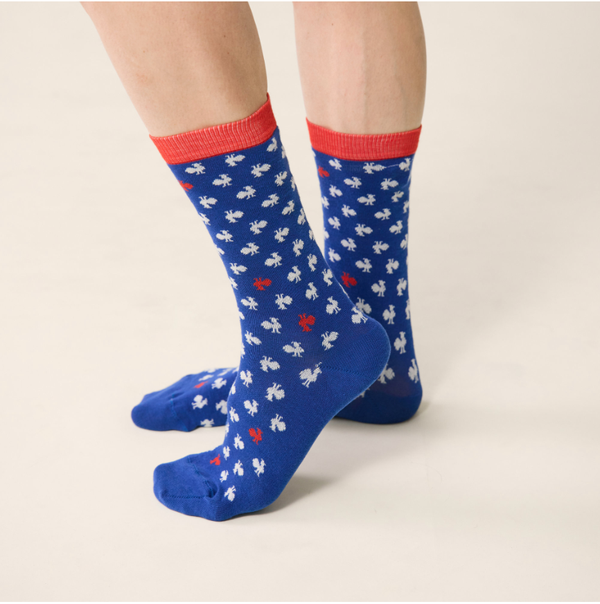 CHAUSSETTES LUCAS COQ FRANCE RUGBY - LE SLIP FRANCAIS