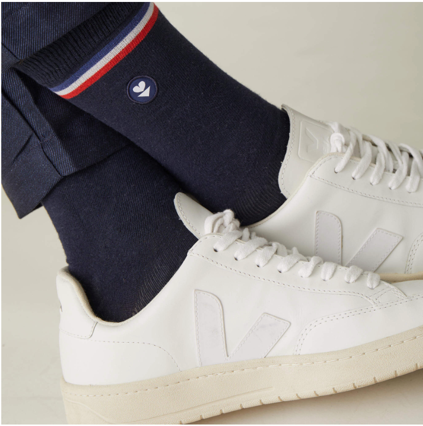 CHAUSSETTES LUCAS MARINE - LE SLIP FRANCAIS