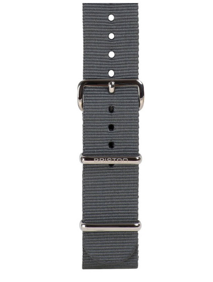 BRACELET TYPE NATO 20MM BOUCLE ACIER SOLID COLOR - BRISTON