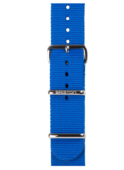 BRACELET TYPE NATO 20MM BOUCLE ACIER SOLID COLOR - BRISTON