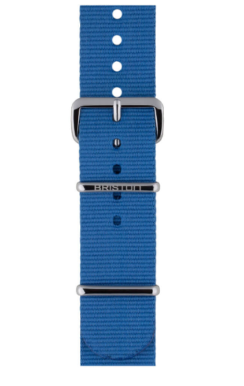 BRACELET TYPE NATO 20MM BOUCLE ACIER SOLID COLOR - BRISTON