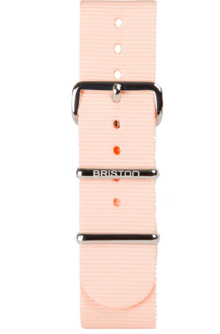 BRACELET TYPE NATO 20MM BOUCLE ACIER SOLID COLOR - BRISTON