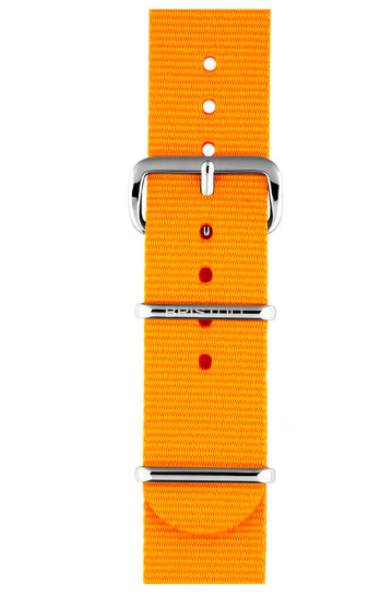 BRACELET TYPE NATO 20MM BOUCLE ACIER SOLID COLOR - BRISTON