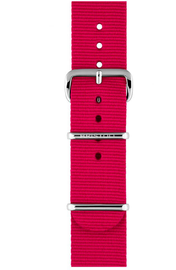 BRACELET TYPE NATO 20MM BOUCLE ACIER SOLID COLOR - BRISTON