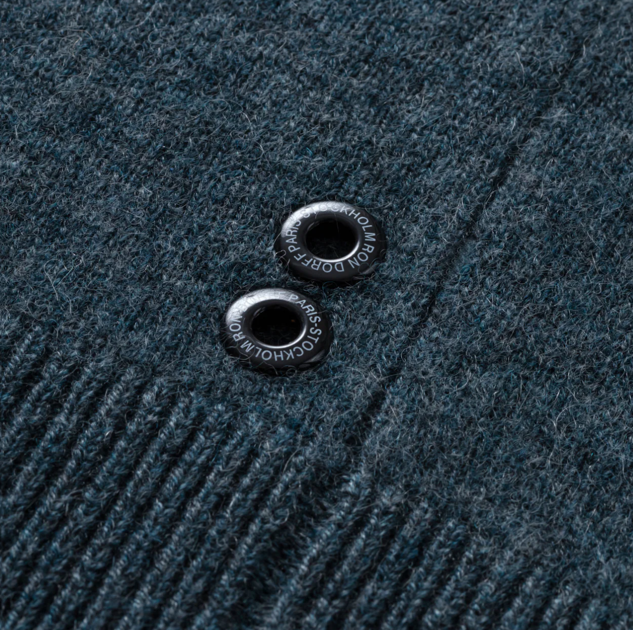 CASHMERE ZIPPED HOODIE DARK SAGE - RON DORFF