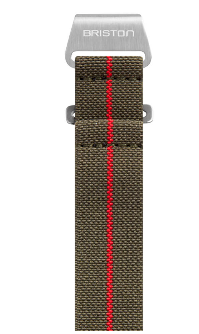 BRACELET PARACHUTE 20MM BOUCLE ACIER NYLON - BRISTON